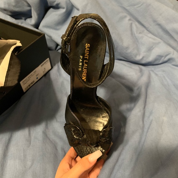 COPY - YSL Yves Saint Laurent Paige Suede Platfor… - Picture 4 of 10